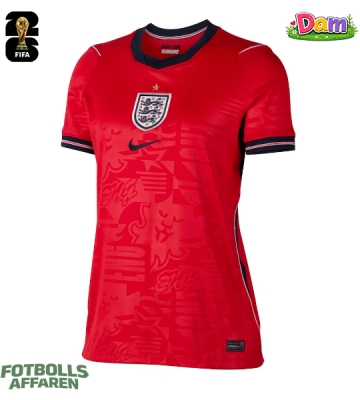 England Bortatröja Kvinnor VM 2026 Kortärmad